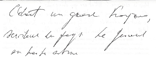 �criture de Gaulle